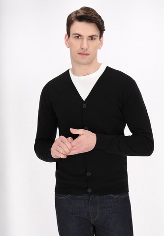 MO - Cárdigan en negro: frente
