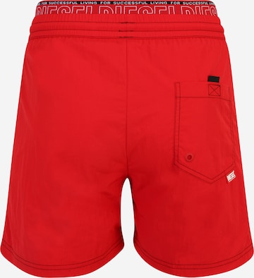 DIESEL Board Shorts in Red