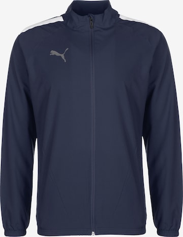 Veste de sport 'TeamLIGA' PUMA en bleu : devant