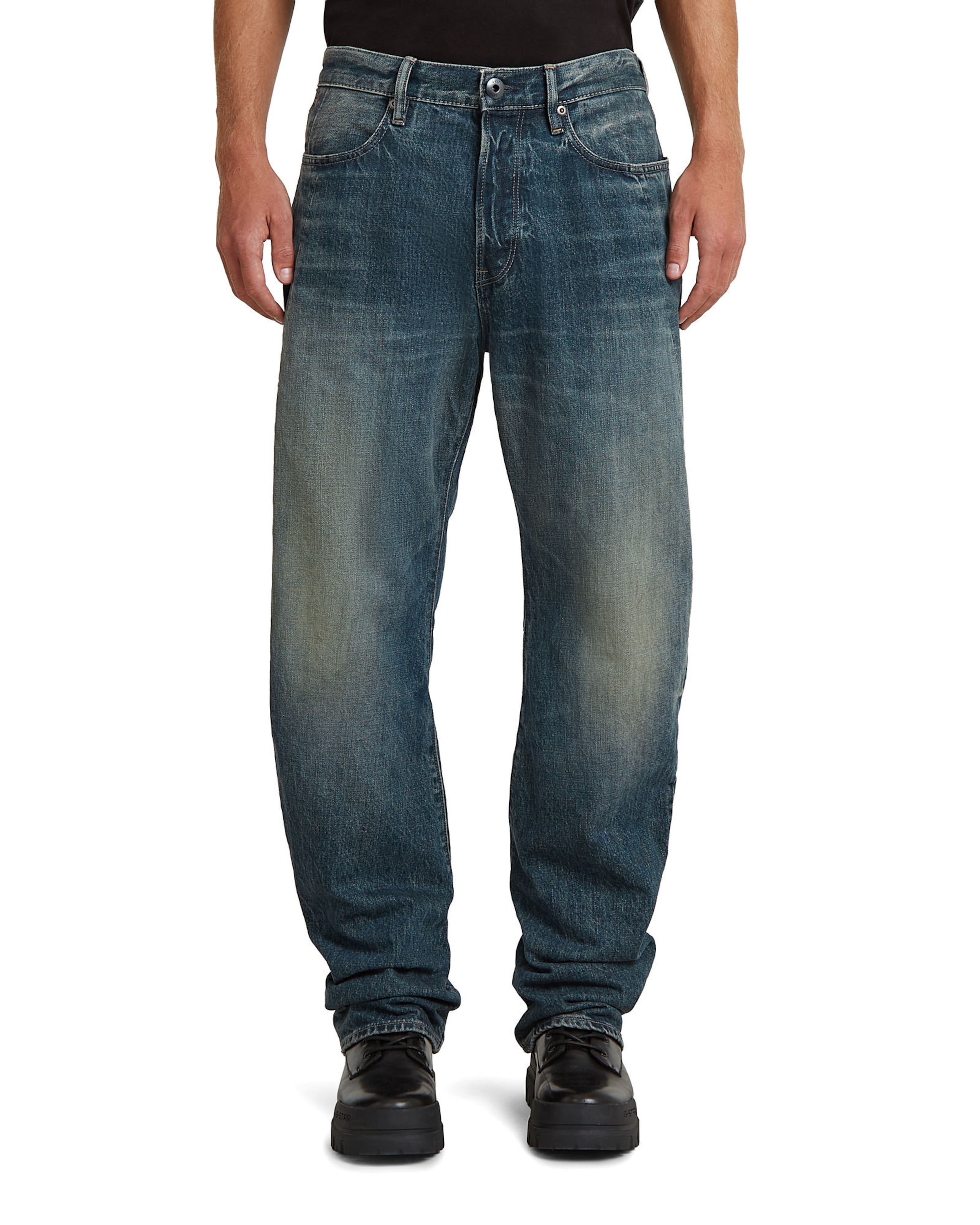G-STAR Regular Jeans-5Pocket 'Contor 3D Regular' in Blau: Vorderseite