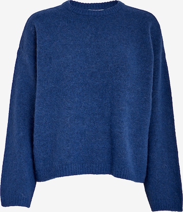 Top 'Christa' di minus in blu: frontale