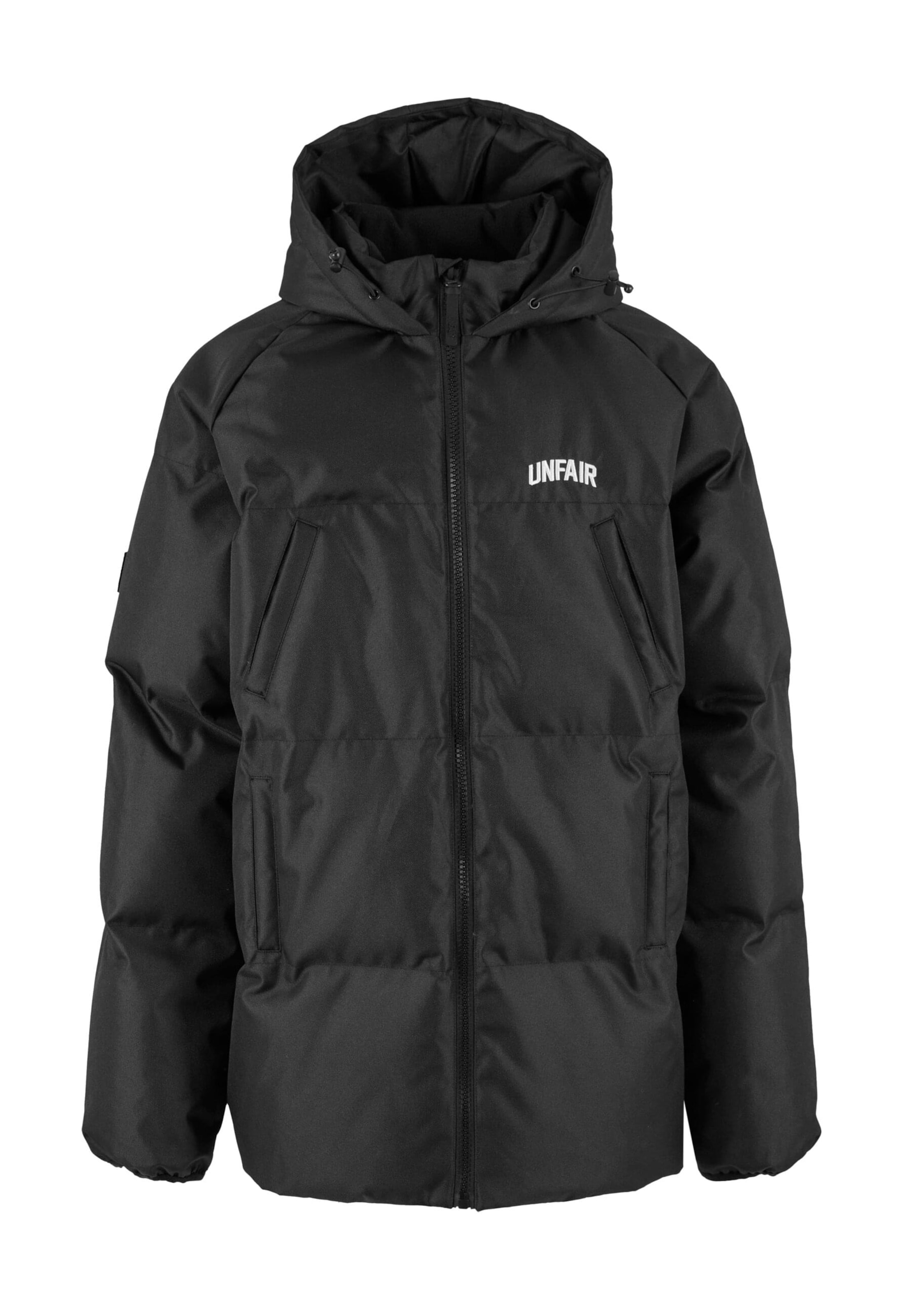 Unfair Athletics Winter jacket in Black: front