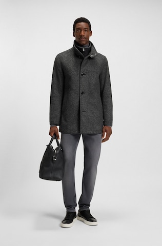 BOSS Between-Seasons Coat in Black