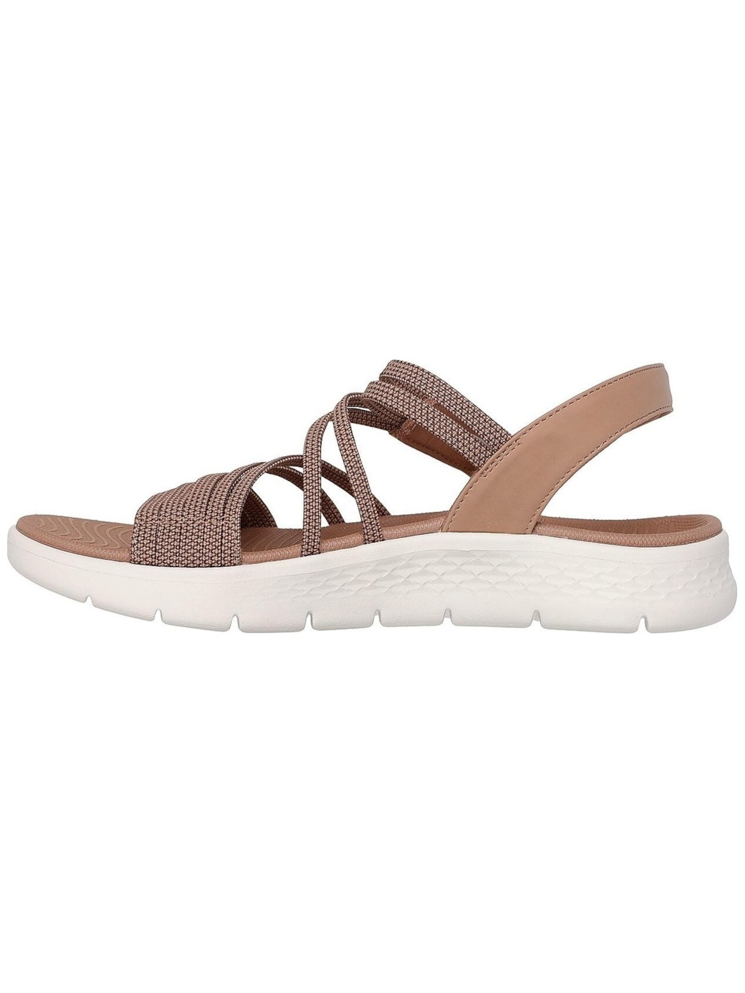 SKECHERS Sandale 'Skechers Go Walk Flex Sandal'‌‌‌‌ in Braun