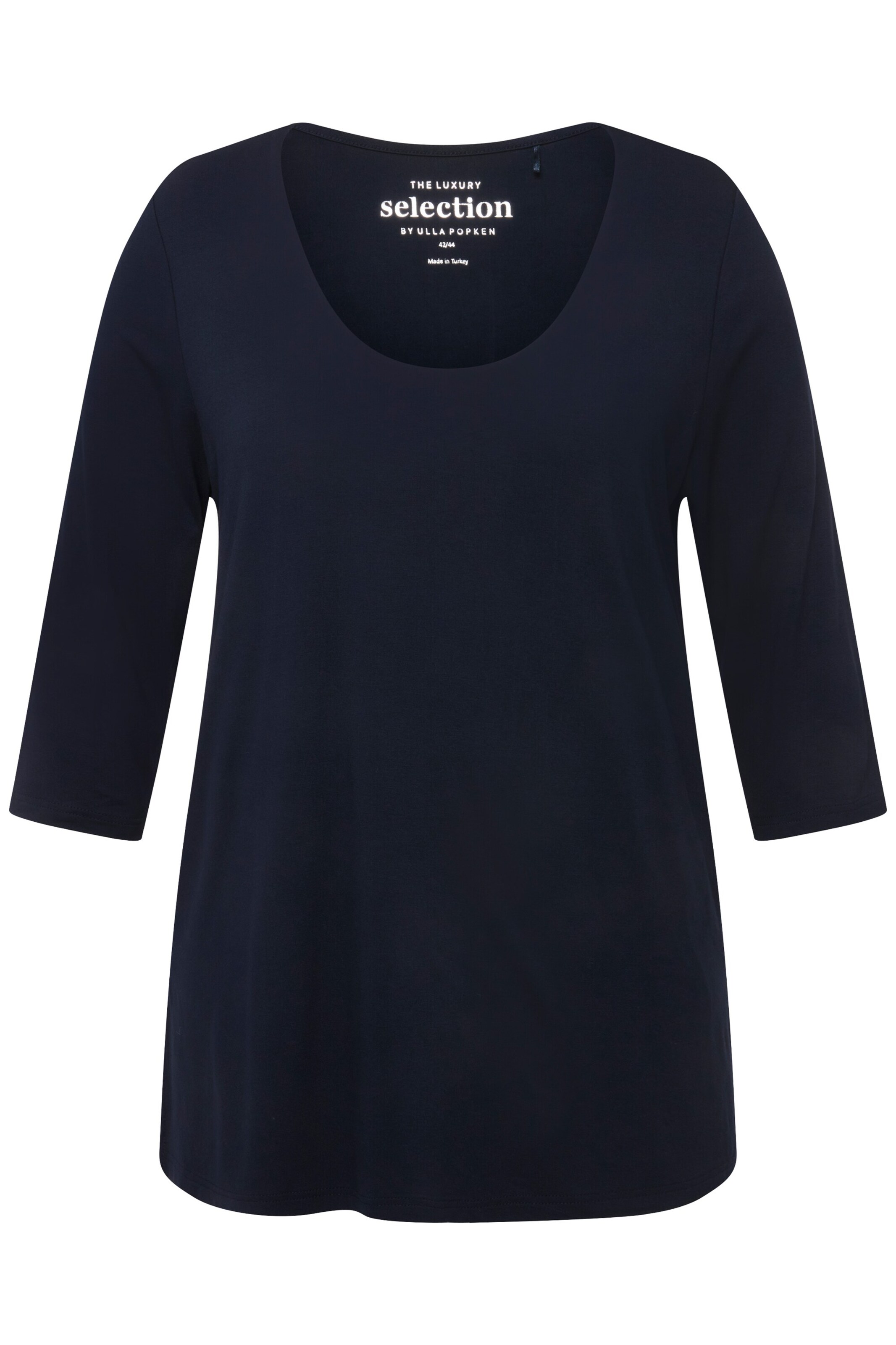 Ulla Popken Shirt in Blau: Vorderseite