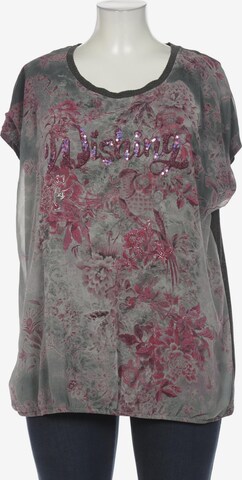 VIA APPIA DUE Blouse & Tunic in 5XL in Grey: front