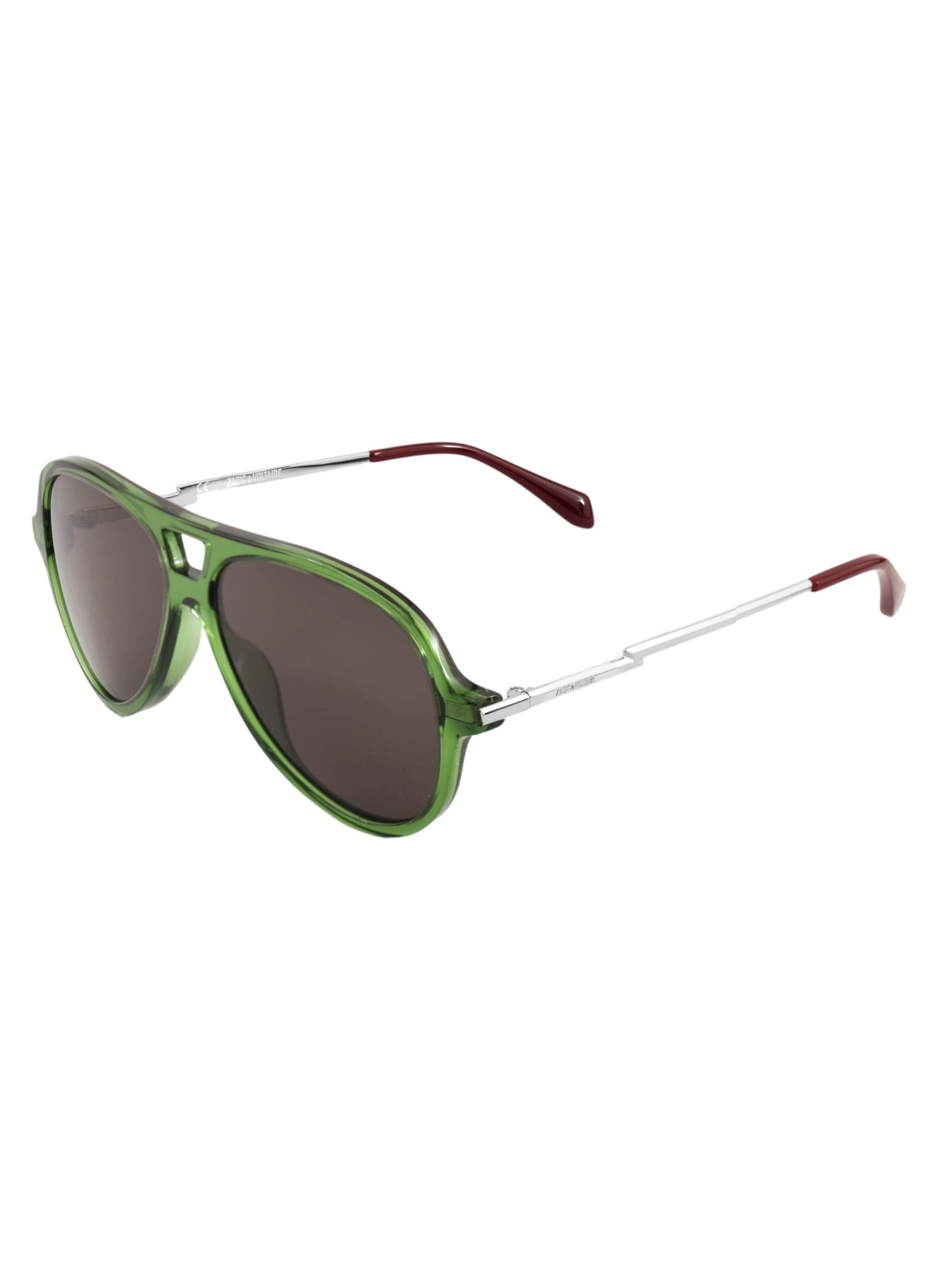 Lunettes de soleil Zadig & Voltaire en vert : devant