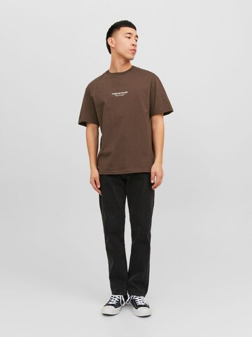 JACK & JONES Shirt 'JORVesterbro' in Brown