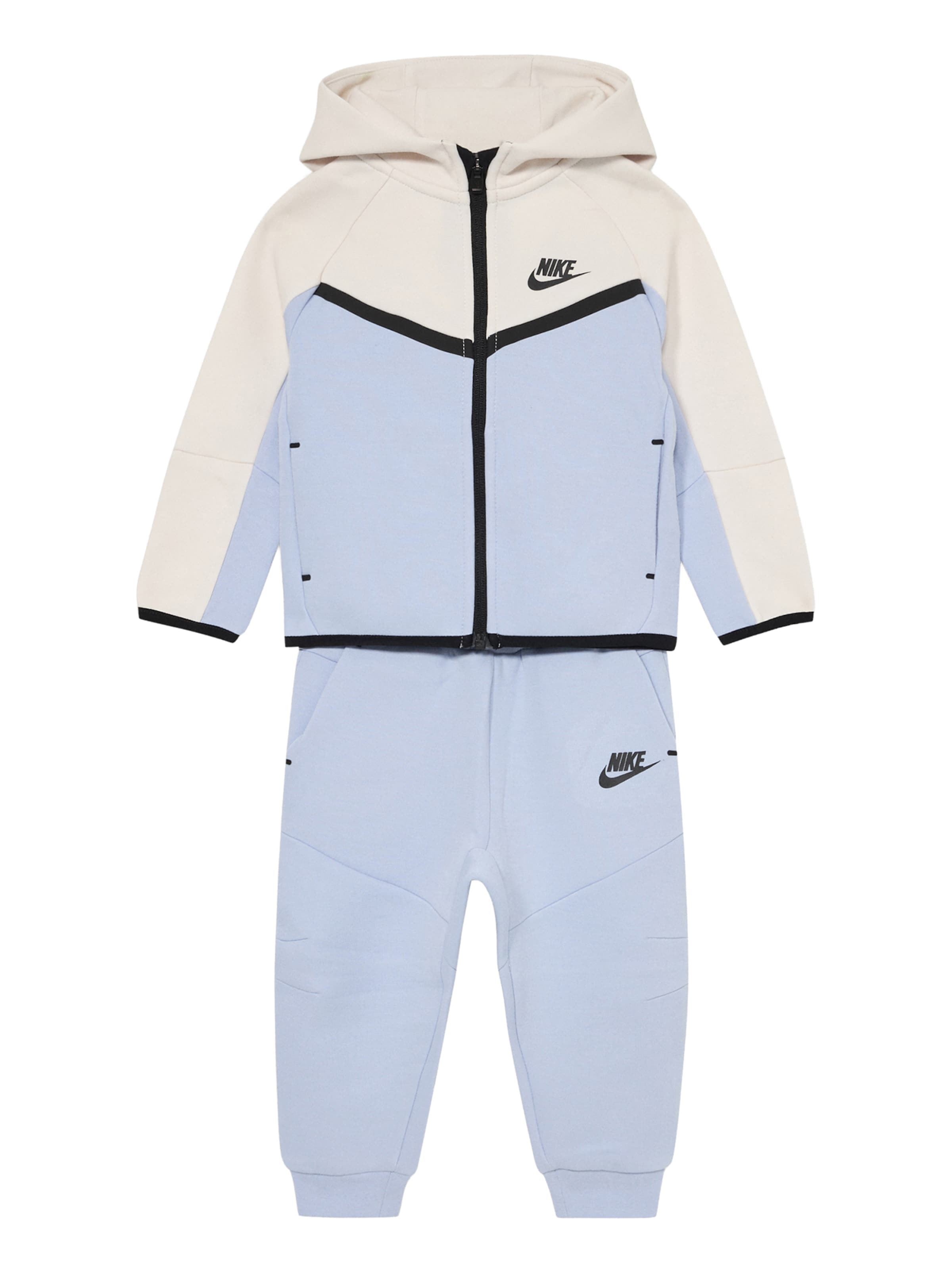 Nike Sportswear Костюм для бега 'TECH FLEECE' в Белый: спереди