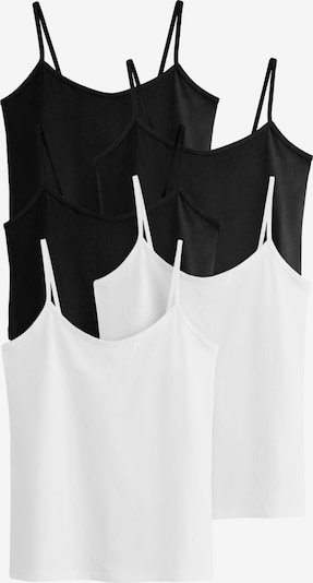 The Set Top in schwarz / weiß, Produktansicht