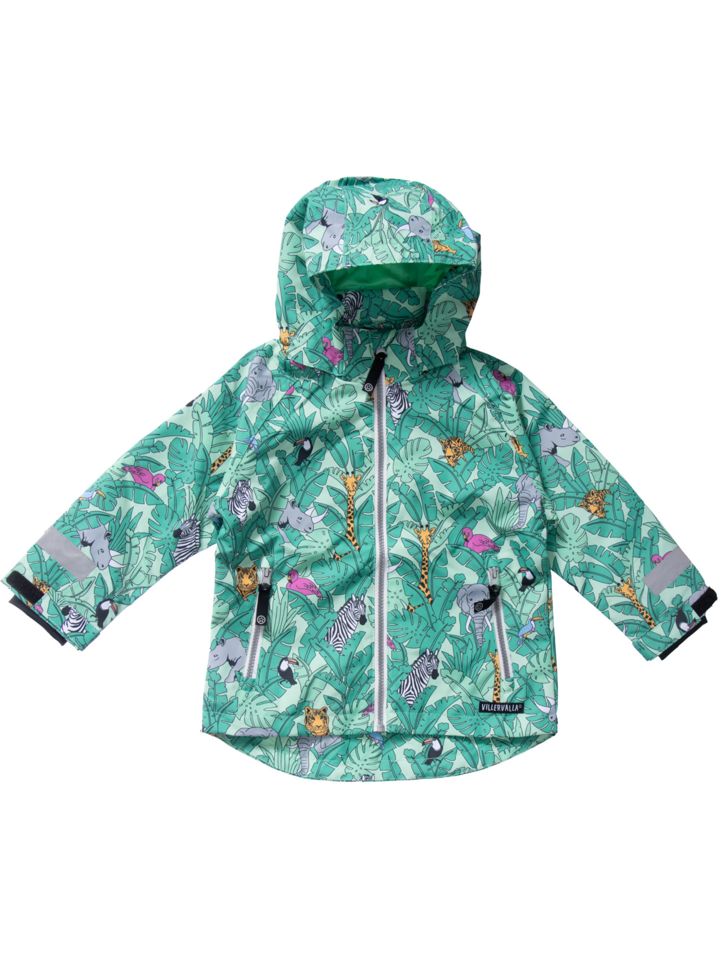Villervalla Between-Season Jacket in Green: front