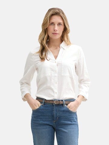 TOM TAILOR Blouse in White: front