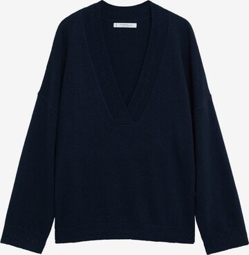 MANGO Sweater in Blue: front