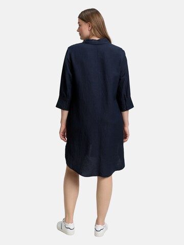 Tom Tailor Women + Shirt dress in Blue