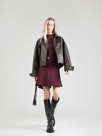 VERO MODA Πλεκτό φόρεμα 'VMNANCY' σε κόκκινο