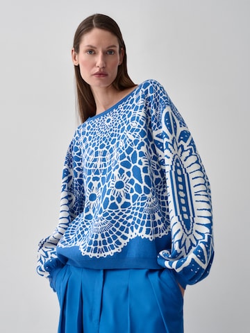 TATUUM - Jersey 'Wieslawa' en azul: frente