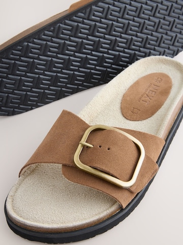 Next Pantolette 'Forever Comfort' in Braun
