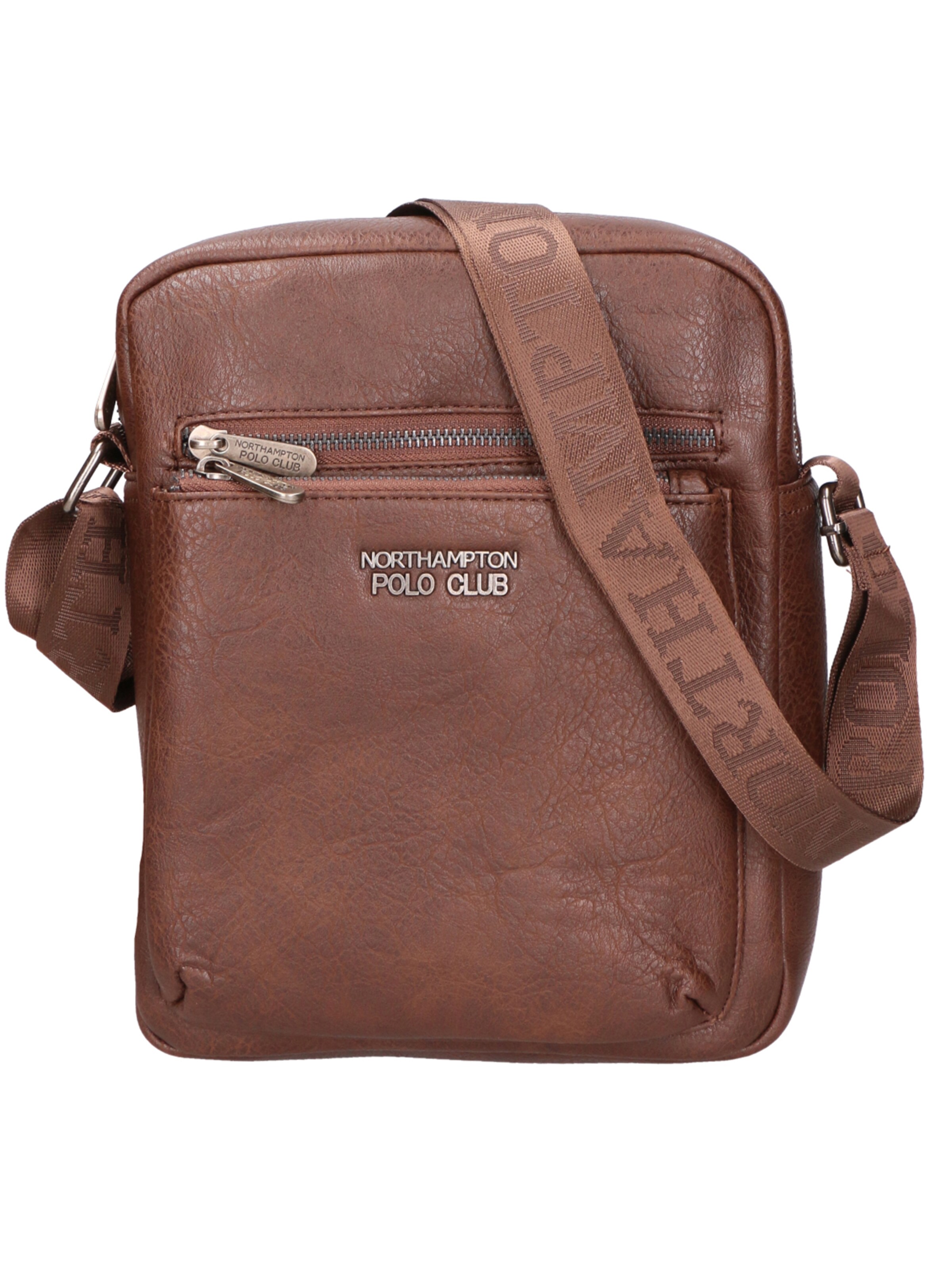 Northampton Polo Club Umhängetasche in Braun: Vorderseite