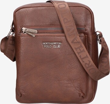 Northampton Polo Club Crossbody Bag in Brown: front