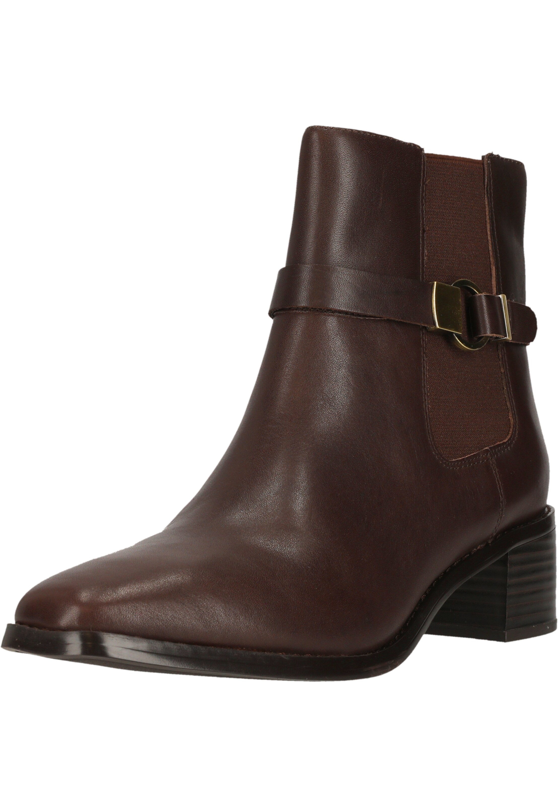 CLARKS Stiefelette 'Wreen Buckle' in Braun