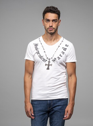 Key Largo Paita 'Independent' värissä valkoinen: etupuoli