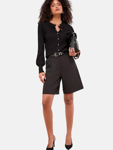 Lipsy Knit Cardigan in Black: front