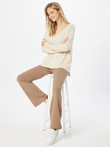 VERO MODA Trui 'Sanne' in Beige