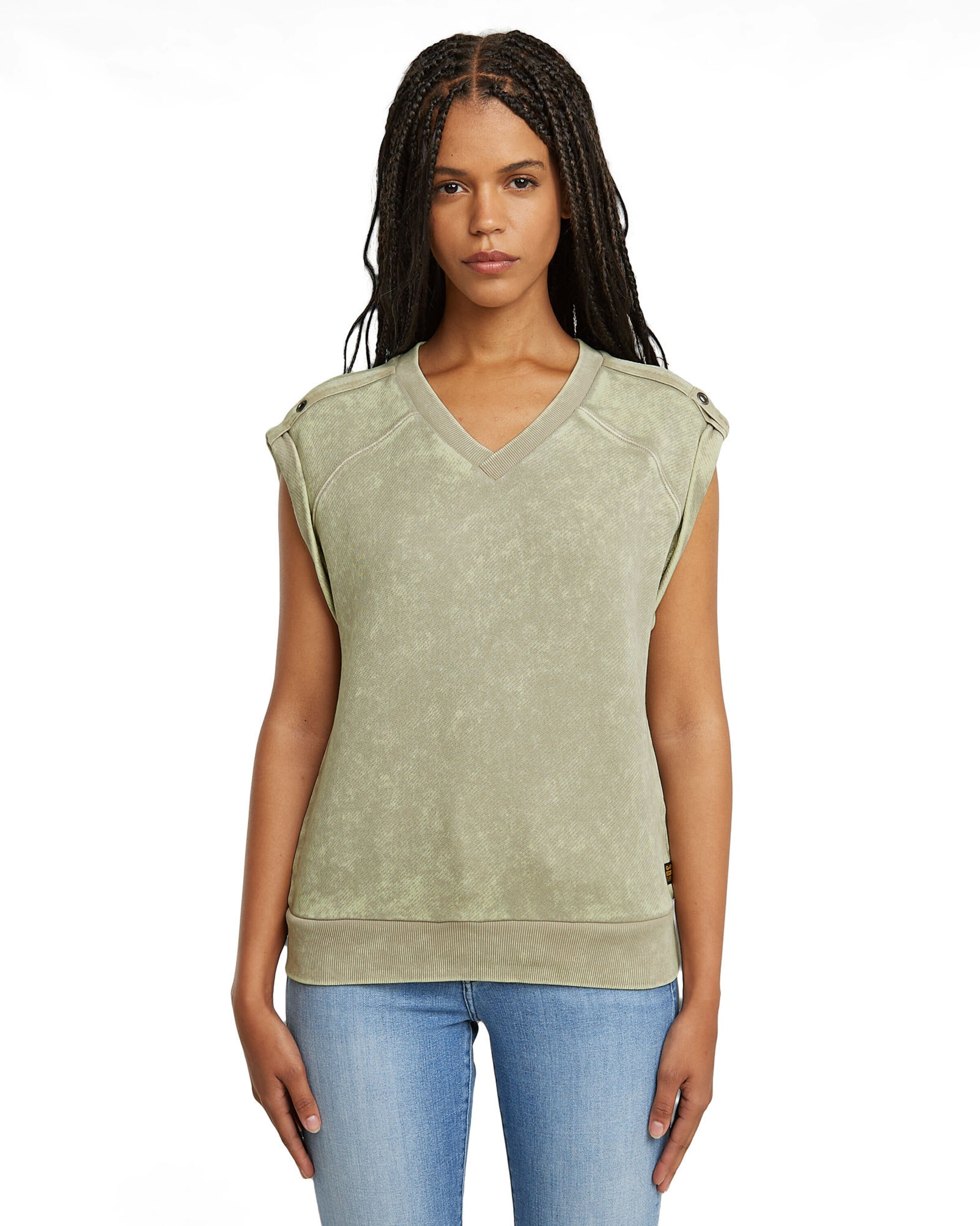 Pull-over G-STAR en vert : devant