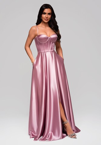 Ombre Evening dress in Pink: front