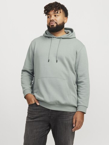 Jack & Jones Plus Μπλούζα φούτερ 'JJEBradley' σε πράσινο: μπροστά