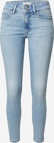 LEVI'S ® - Skinny Vaquero '711 Double Button' en azul: frente