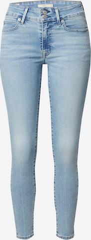 LEVI'S ® Skinny Jeans '711 Double Button' in Blauw: voorkant