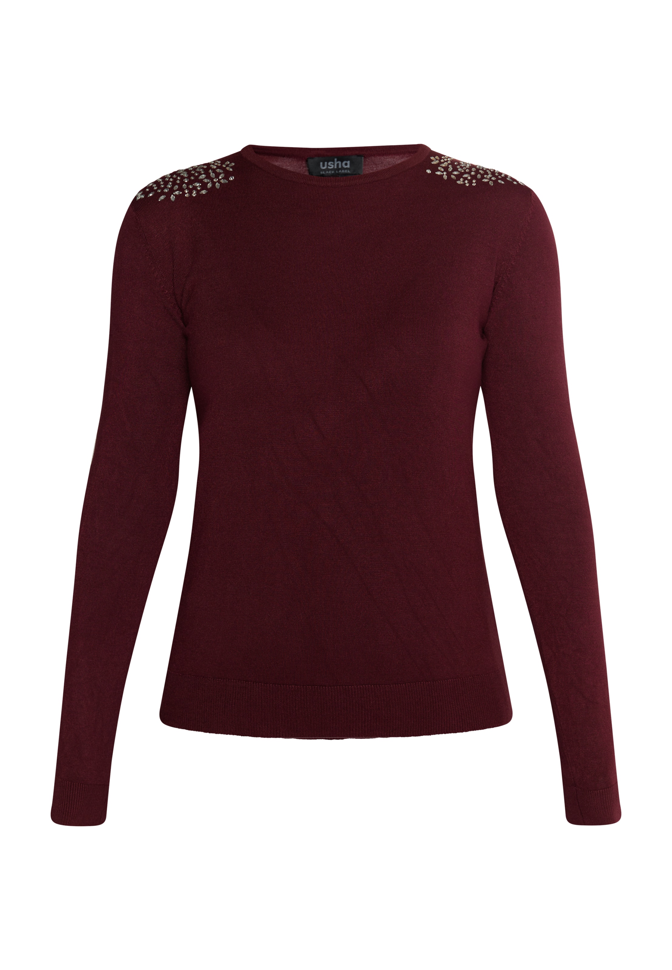 usha BLACK LABEL Свитер 'Nowles' в Красный: спереди