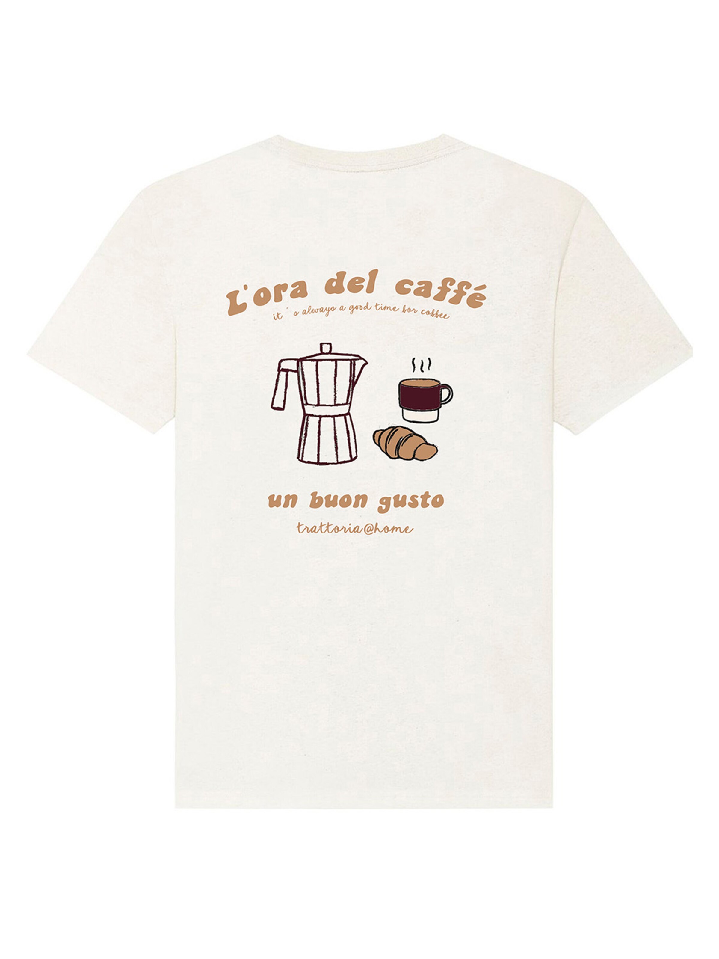 Kultgut Shirt 'Caffé' in Beige