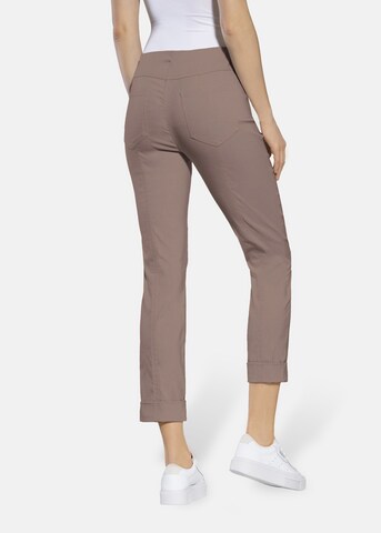 STEHMANN Slim fit Pants 'Igor' in Brown