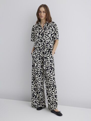 Mavi Flared Pants in Black