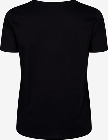 Zizzi Shirt 'VELIN' in Black