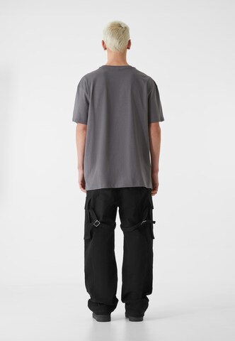 Maglietta 'Blurred Flowers' di Lost Youth in grigio