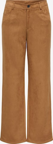 ONLY - Pierna ancha Pantalón 'ONLIna' en marrón: frente
