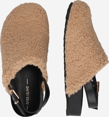 River Island Pantolette i beige