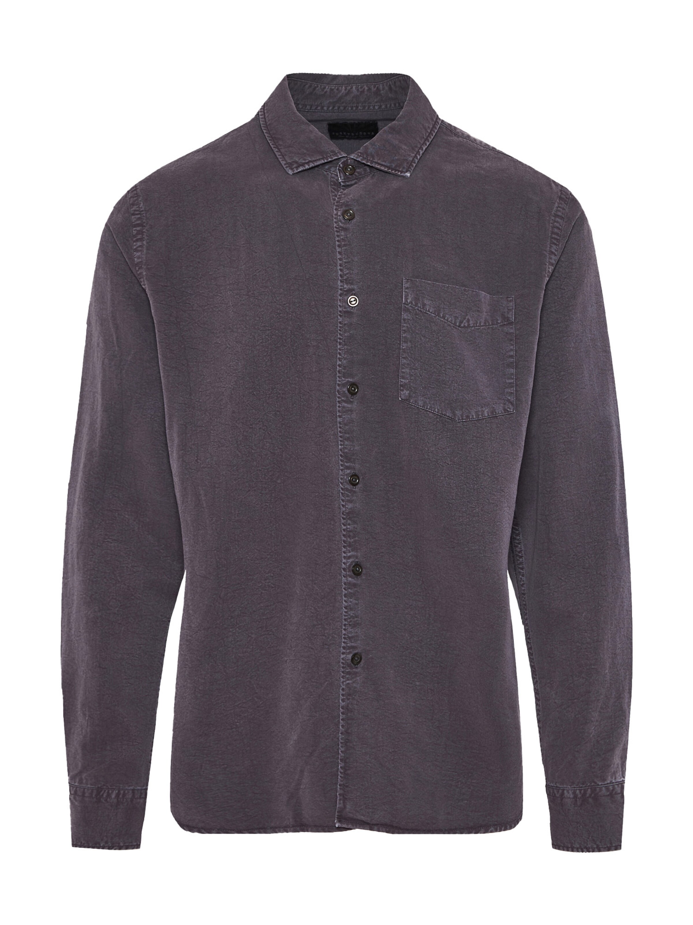 Funky Buddha Regular fit Ing - szürke: elől