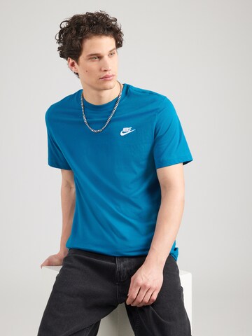 Nike Sportswear Regular fit Póló 'CLUB' - kék: elől