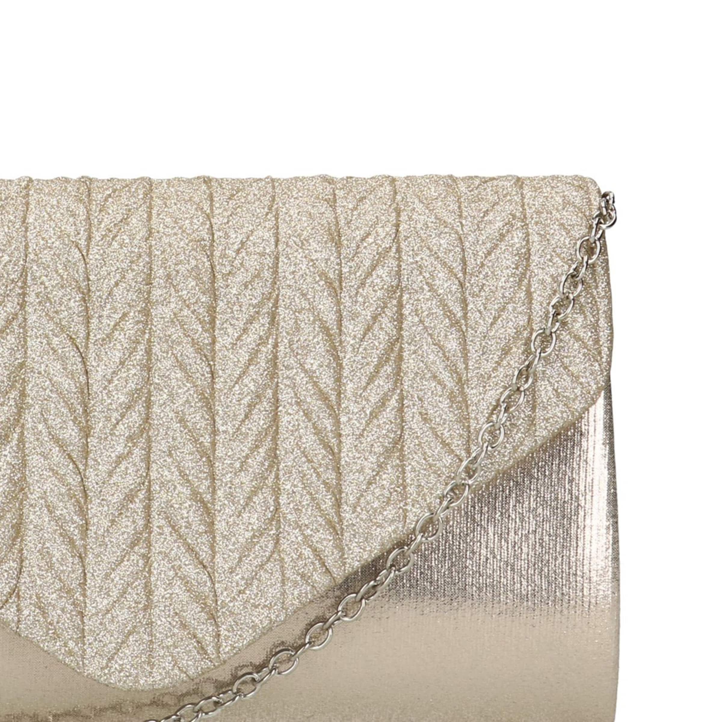 MANFIELD Clutch in Gold