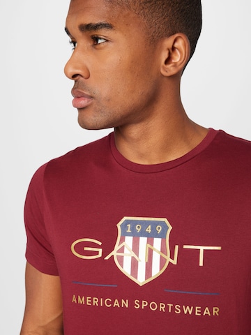 T-Shirt GANT en rouge