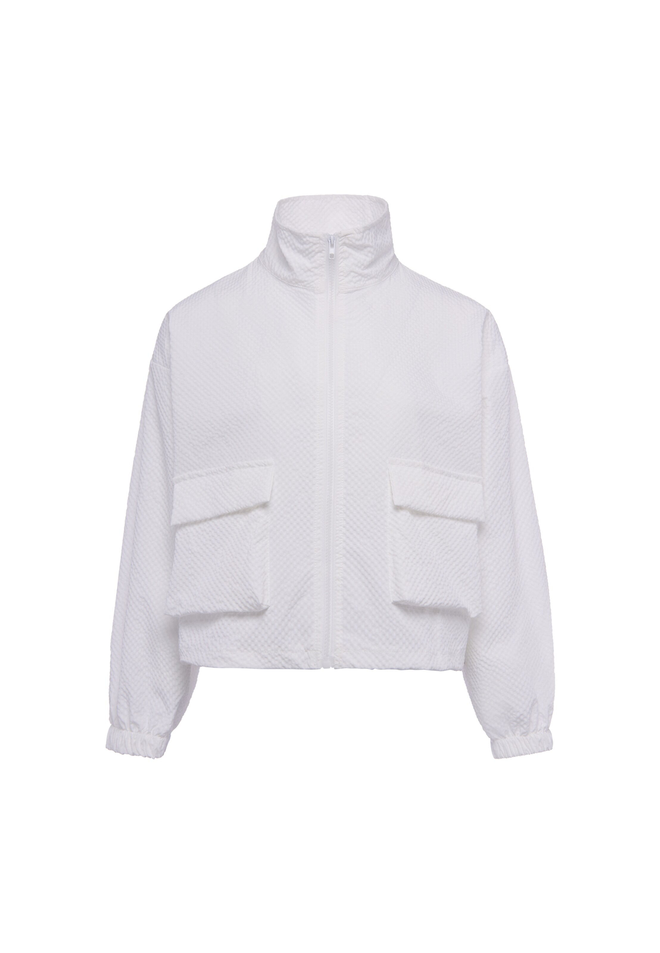 myMo ATHLSR Between-Season Jacket in White: front