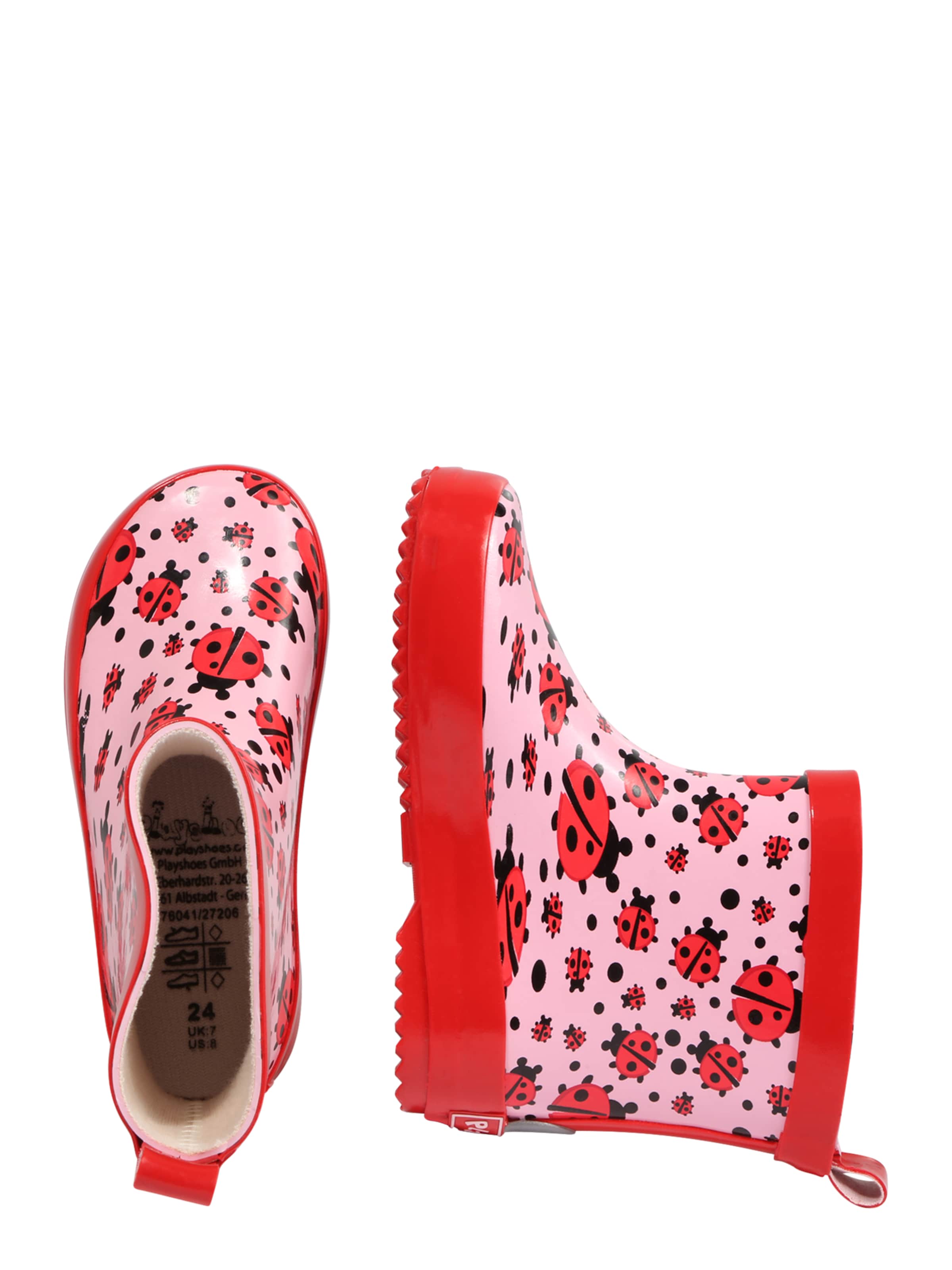 PLAYSHOES Rubber Boots in Pink