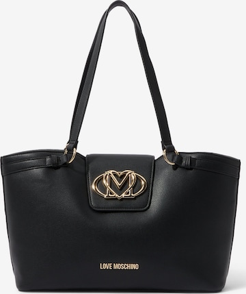 Love Moschino Torba shopper w kolorze czarny: przód