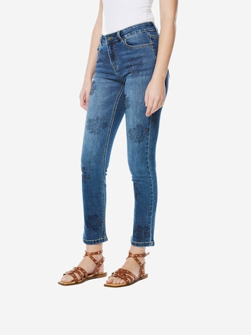 KOROSHI - Slimfit Calças de ganga em azul