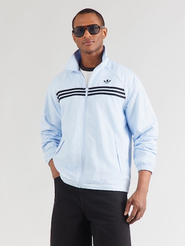 ADIDAS ORIGINALS Kurtka przejściowa w kolorze niebieski: przód