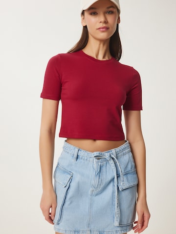 Happiness İstanbul Футболка в Красный: спереди